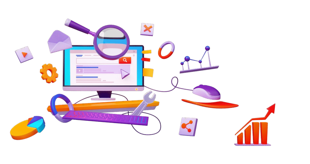 serp-search-engine-result-page-concept